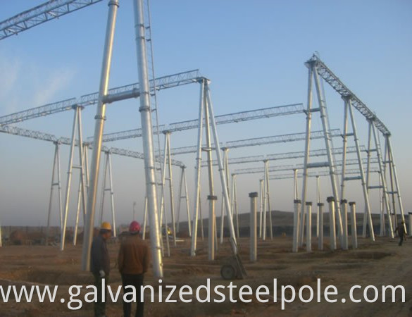 Transformer Substation Steel Pole